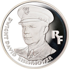 Coin, France, Dwight D.  Eisenhower, 100 Francs, 1994, BE, MS(65-70), Silver