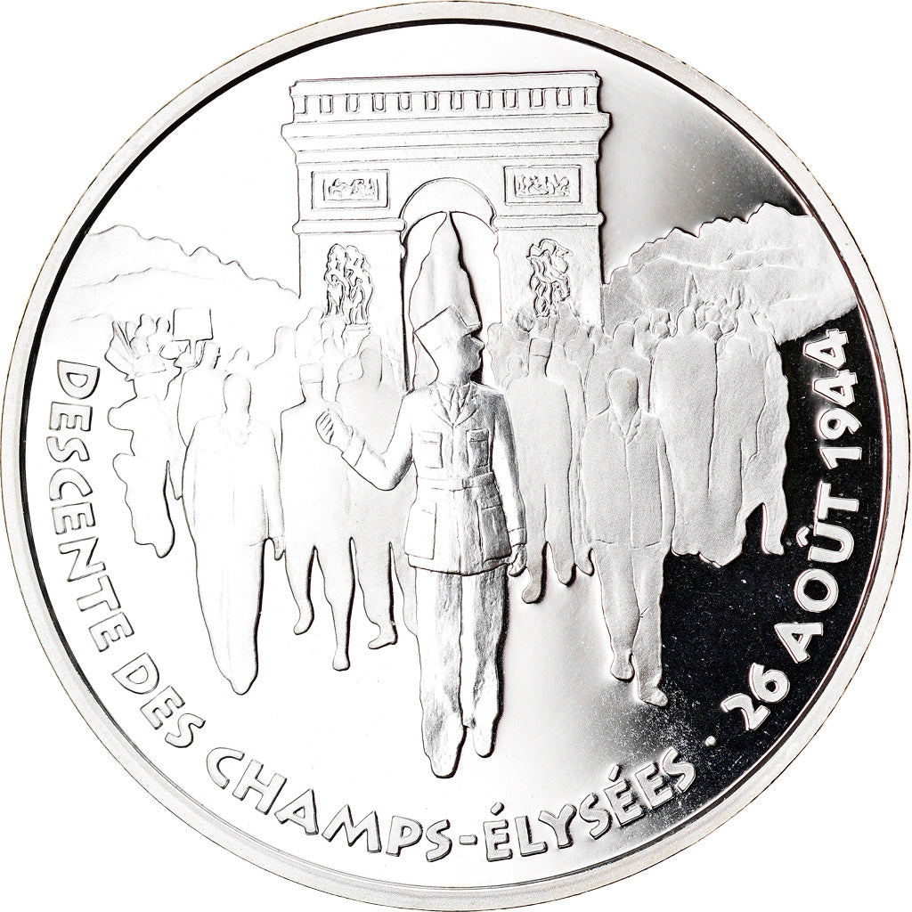 Coin, France, Libération de Paris, 100 Francs, 1994, Proof, MS(65-70), Silver