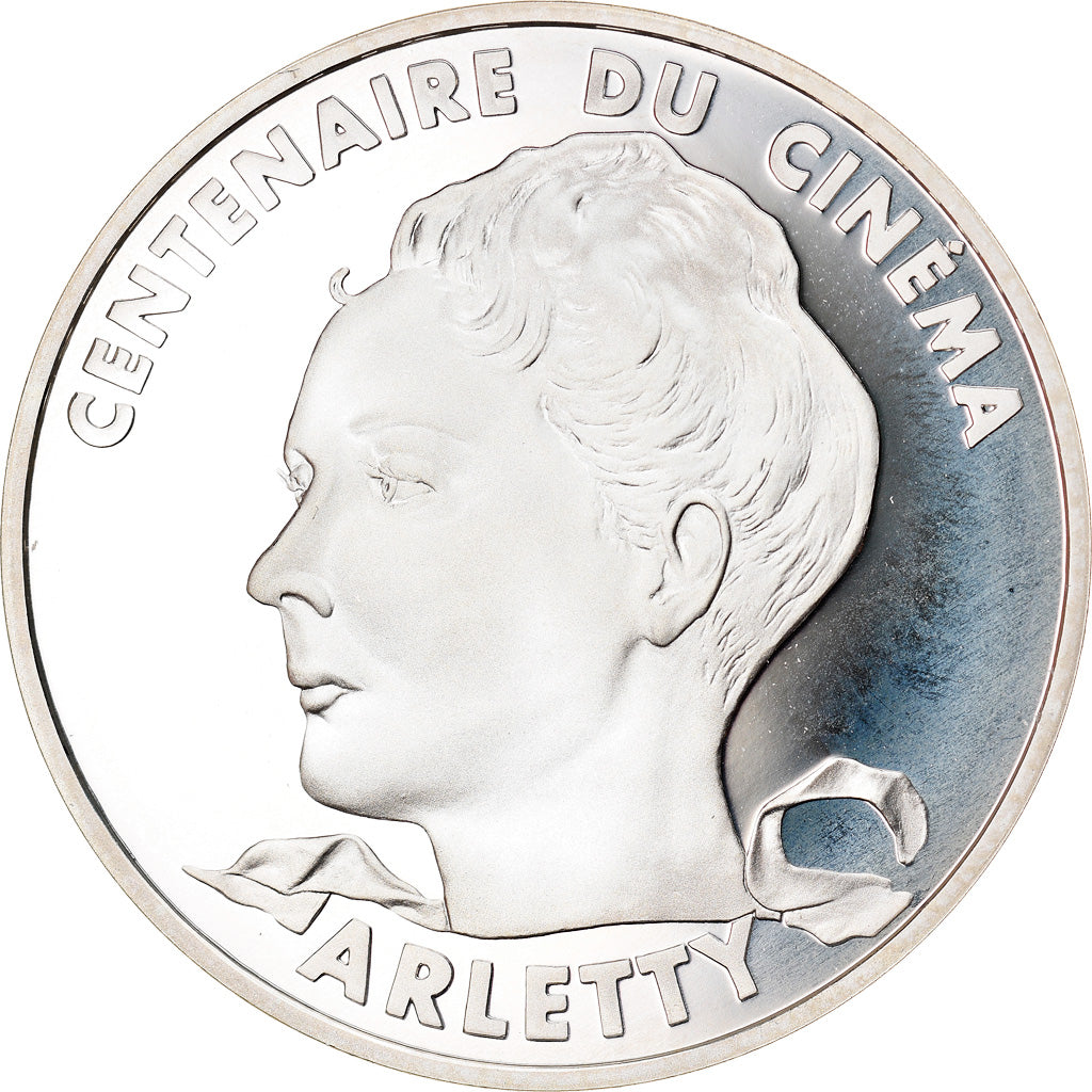 Monnaie, France, Arletty, 100 Francs, 1995, Paris, BE, FDC, Argent