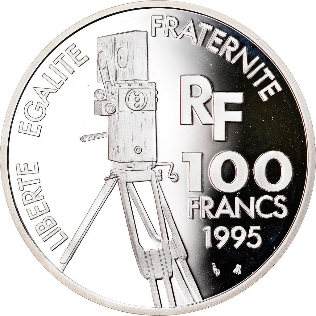 Monnaie, France, Arletty, 100 Francs, 1995, Paris, BE, FDC, Argent