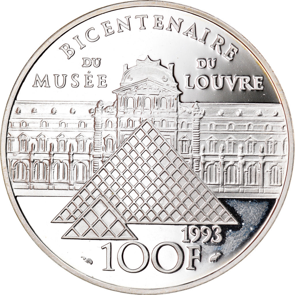 Coin, France, Victoire Samothrace, 100 Francs, 1993, BE, MS(65-70), Silver