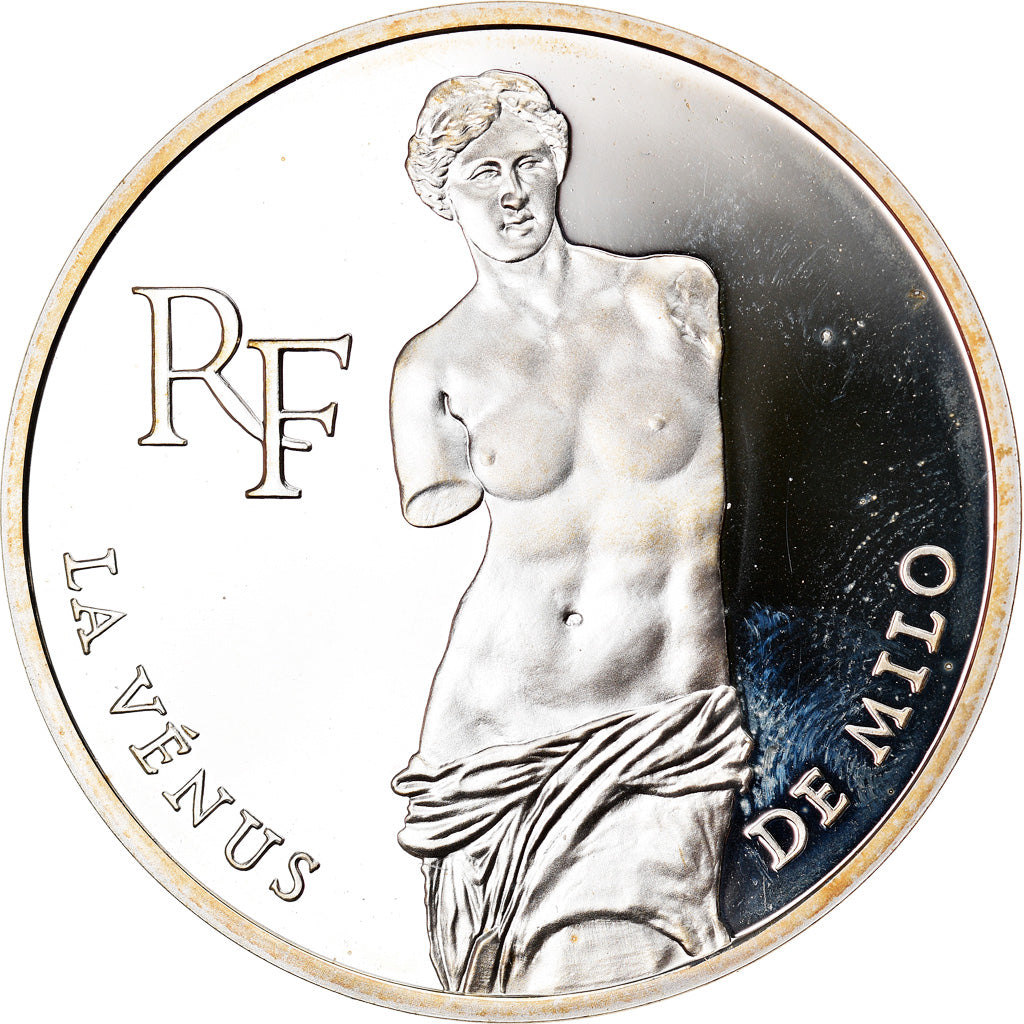 Coin, France, Vénus de Milo, 100 Francs, 1993, Paris, Proof, MS(65-70), Silver