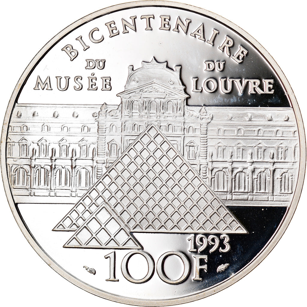 Coin, France, Vénus de Milo, 100 Francs, 1993, Paris, Proof, MS(65-70), Silver