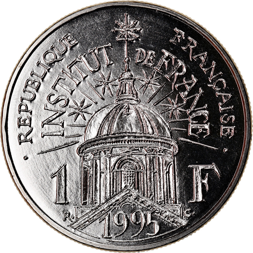 Moneta, Francia, Institut, Franc, 1995, Paris, ESSAI, SPL+, Nichel, KM:1133