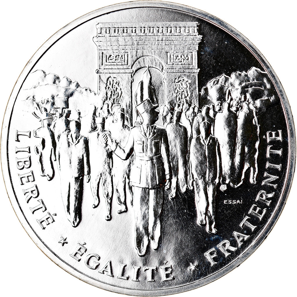 Coin, France, Libération de Paris, 100 Francs, 1994, ESSAI, MS(65-70), Silver