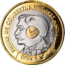 Coin, France, 20 Francs, 1994, Paris, ESSAI, MS(65-70), Bimetallic, Gadoury:873