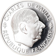Monnaie, France, Charles de Gaulle, Franc, 1988, Paris, Proof, FDC, Argent