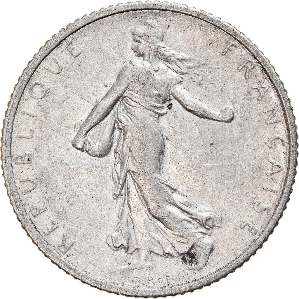 Münze, Frankreich, Semeuse, Franc, 1917, Paris, SS, Silber, KM:844.1