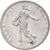 Moneda, Francia, Semeuse, Franc, 1917, Paris, MBC, Plata, KM:844.1, Gadoury:467