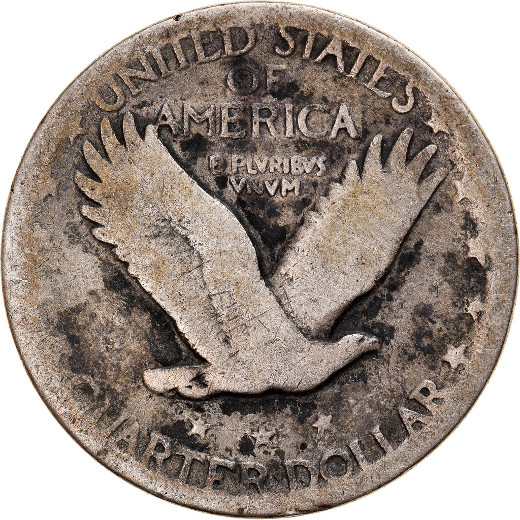 Coin, United States, Standing Liberty Quarter, Quarter, Uncertain date, U.S.