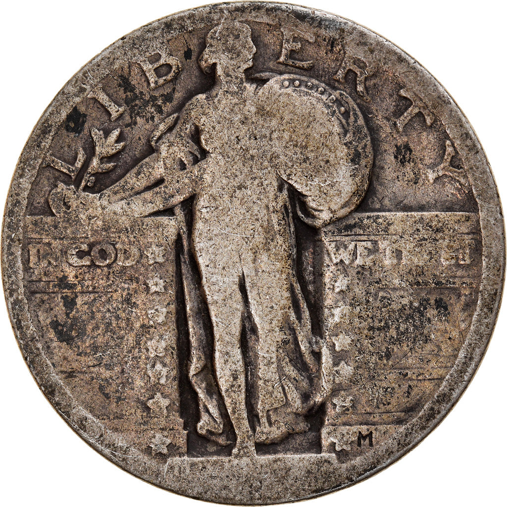 Coin, United States, Standing Liberty Quarter, Quarter, Uncertain date, U.S.