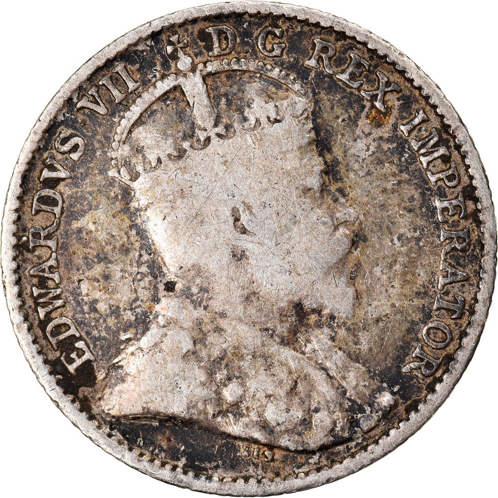 Coin, Canada, Edward VII, 5 Cents, 1909, Royal Canadian Mint, Ottawa, VF(20-25)