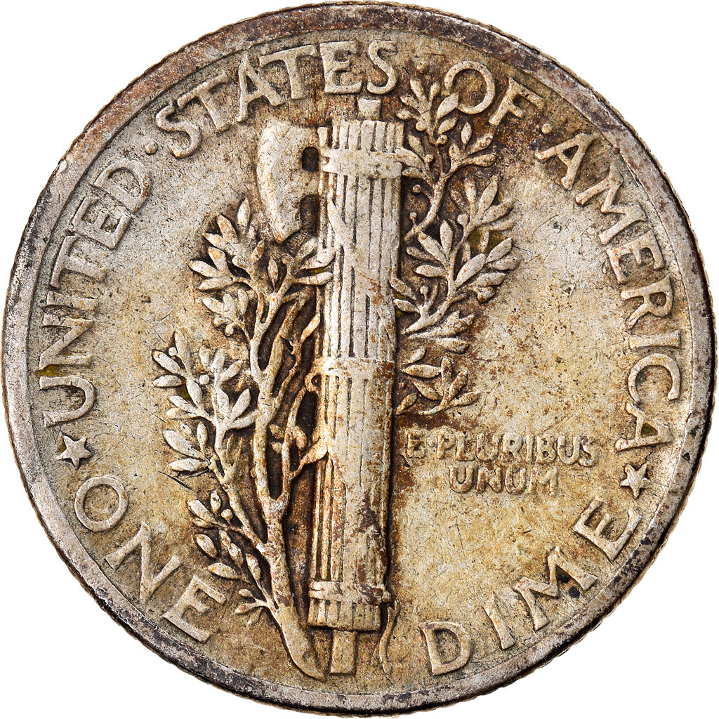 Munten, Verenigde Staten, Mercury Dime, Dime, 1941, U.S. Mint, Philadelphia