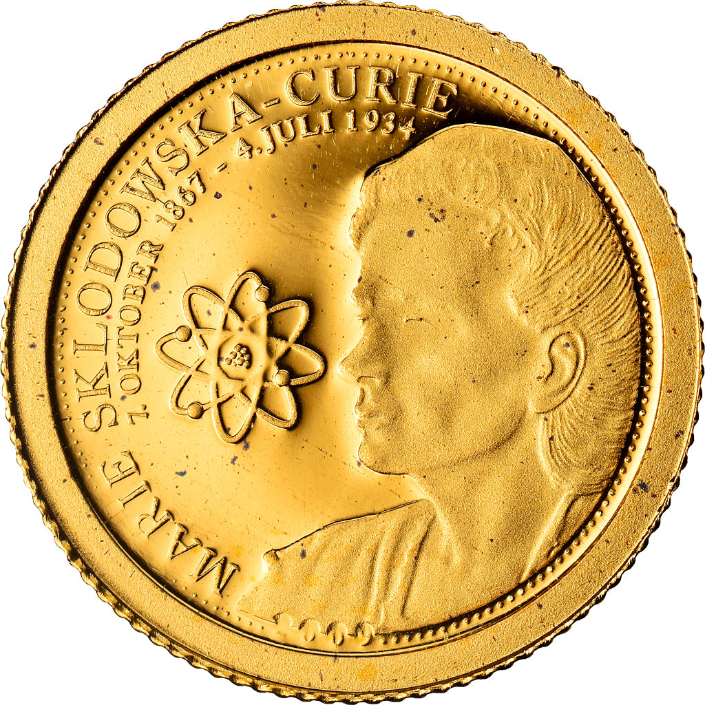 Munten, Samoa, Marie Curie, Dollar, 2009, FDC, Goud