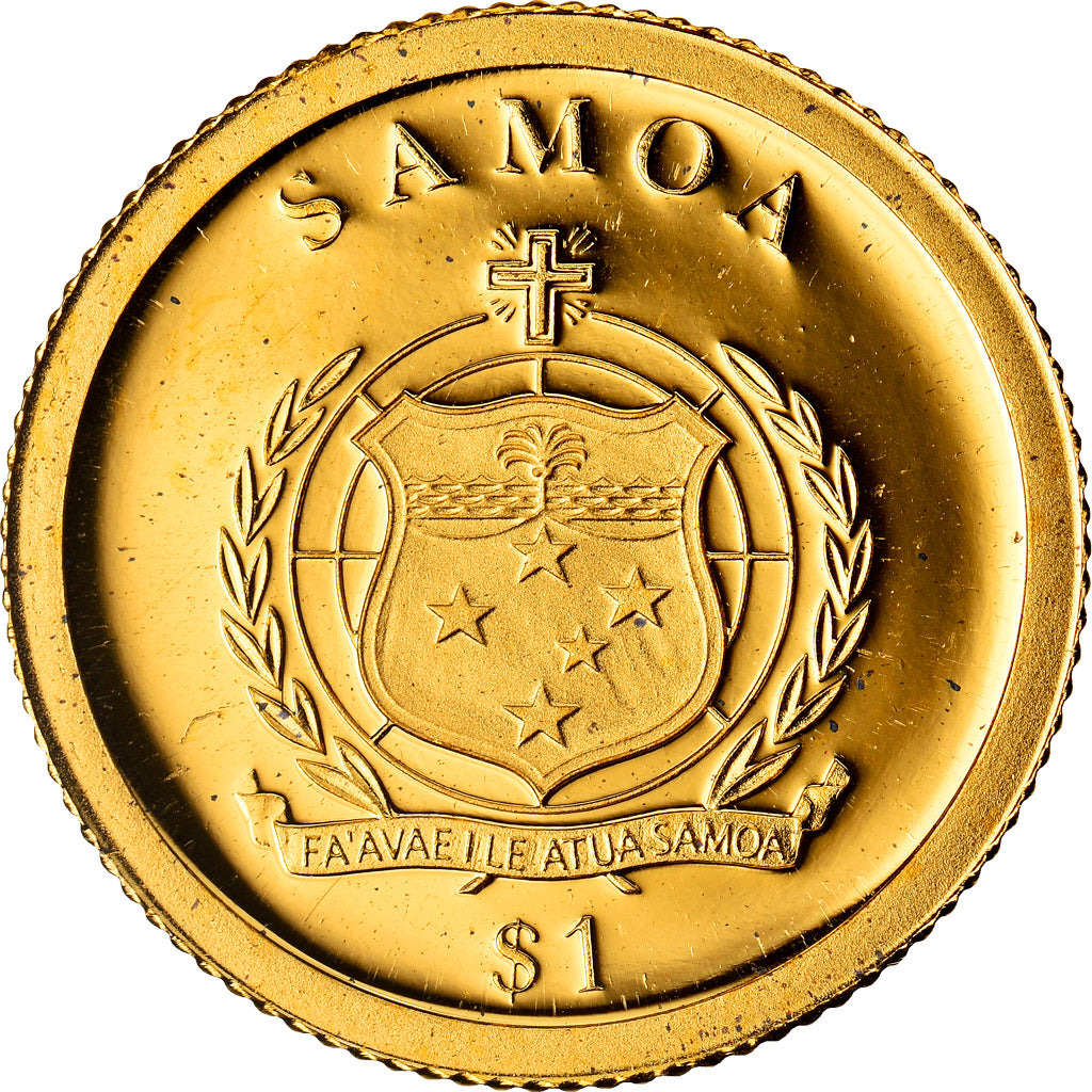 Munten, Samoa, Marie Curie, Dollar, 2009, FDC, Goud