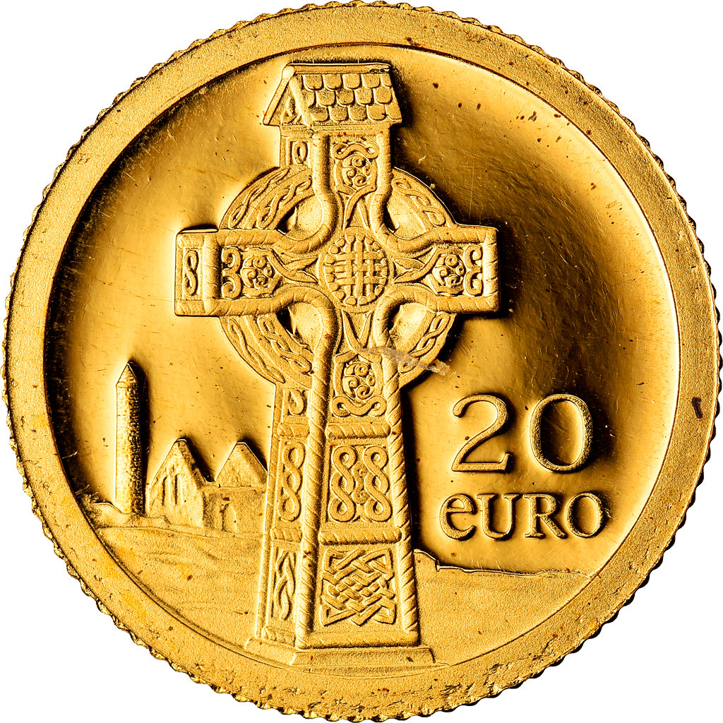 IRELAND REPUBLIC, 20 Euro, Croix celtique, 2011, MS(65-70), Gold