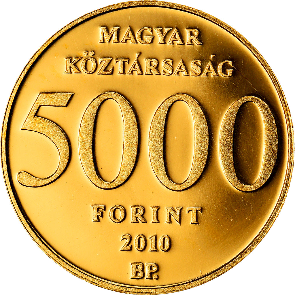 Coin, Hungary, Erkel Ferenc, 5000 Forint, 2010, Budapest, MS(65-70), Gold