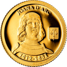 Münze, Andorra, Jeanne d'Arc, Diner, 2012, B.H. Mayer, STGL, Gold, KM:349