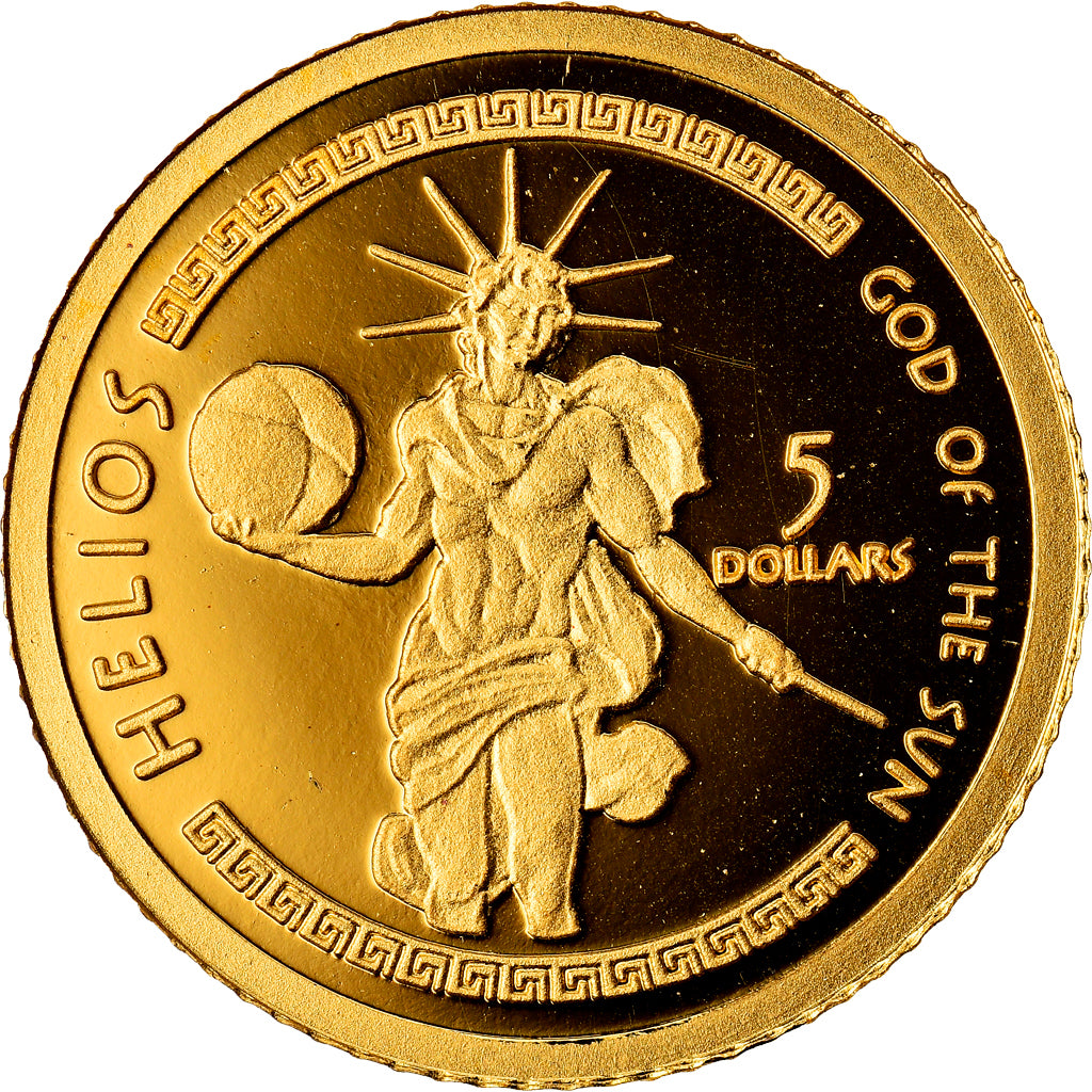 Coin, Cook Islands, Helios, 5 Dollars, 2009, MS(65-70), Gold