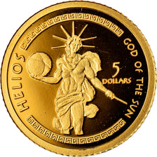 Coin, Cook Islands, Helios, 5 Dollars, 2009, MS(65-70), Gold