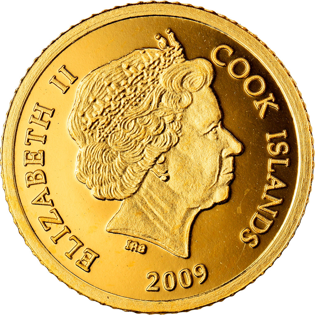 Coin, Cook Islands, Helios, 5 Dollars, 2009, MS(65-70), Gold