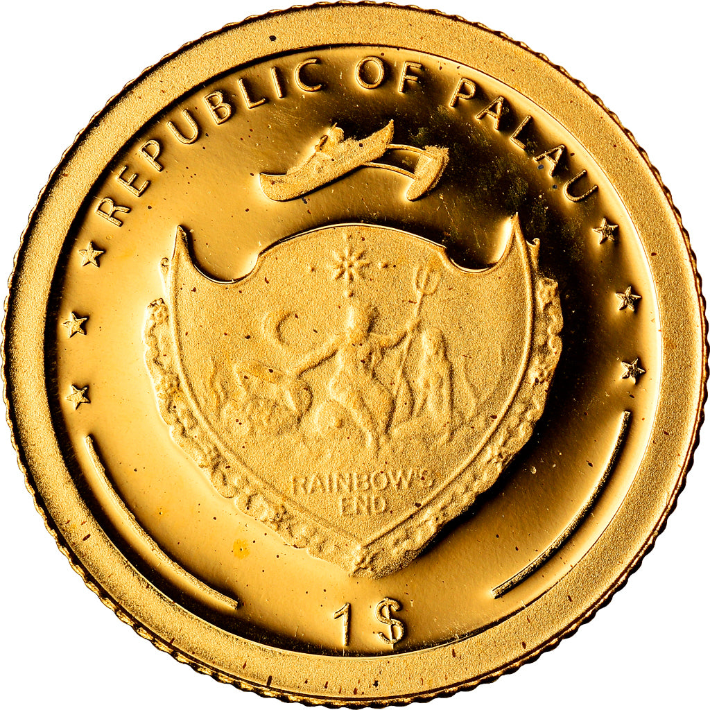 Monnaie, Palau, Dollar, 2009, FDC, Or