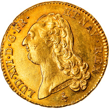 Coin, France, Louis XVI, Double louis d'or à la tête nue, 2 Louis D'or, 1786