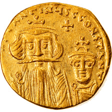 Monnaie, Constans II et Constantin IV, Solidus, 654–659, Constantinople, SUP