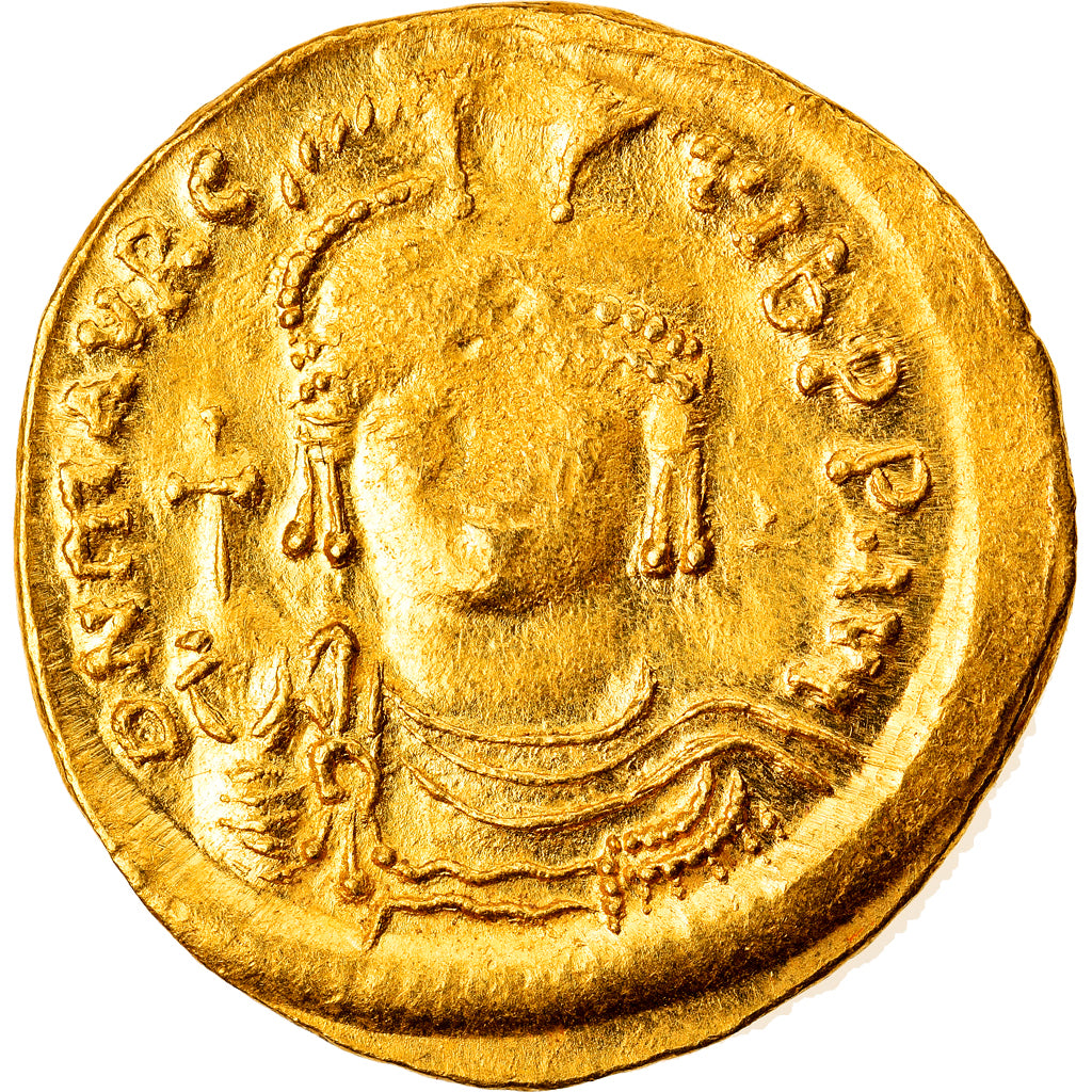 Moneda, Maurice Tiberius, Solidus, Antioch, EBC+, Oro, Sear:529