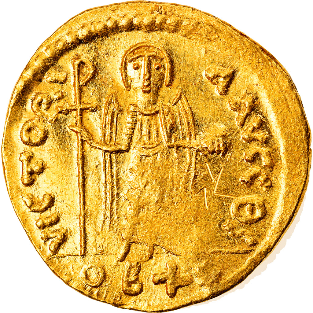 Moneda, Maurice Tiberius, Solidus, Antioch, EBC+, Oro, Sear:529