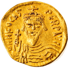 Coin, Phocas, Solidus, 603-607, Constantinople, EF(40-45), Gold, Sear:618