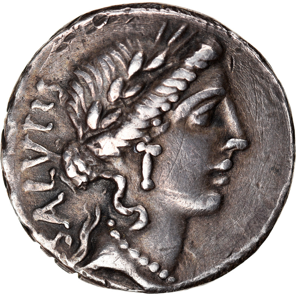 Coin, Acilia, Denarius, 49 BC, Rome, AU(50-53), Silver, Crawford:442/1a