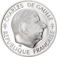 Monnaie, France, Charles de Gaulle, Franc, 1988, Paris, Proof, FDC, Argent