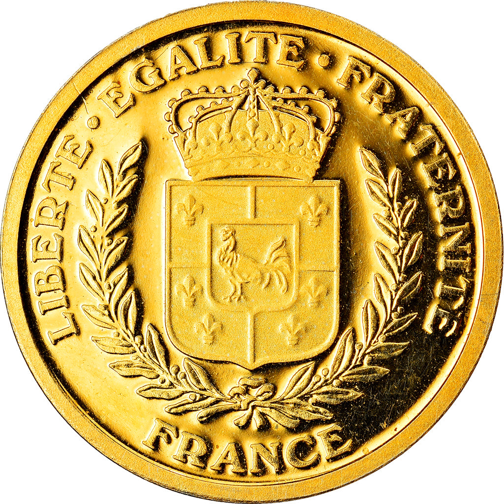 France, Medal, 65ème Anniversaire de la Libération, 2010, MS(65-70), Gold