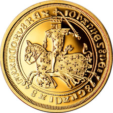 France, Medal, Reproduction du Franc à Cheval, Jean II le Bon, MS(65-70), Gold