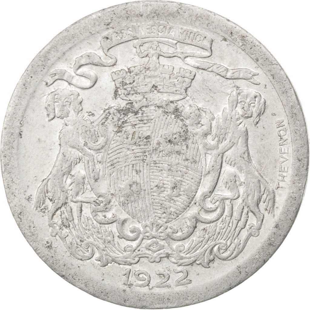 France, 10 Centimes, 1922, VF(30-35), Aluminium, Elie #10.2, 1.31