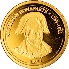 Coin, Congo, Napoléon Bonaparte, 1500 Francs CFA, 2007, MS(65-70), Gold