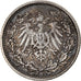Moneta, NIEMCY - IMPERIUM, 1/2 Mark, 1905, Stuttgart, EF(40-45), Srebro, KM:17