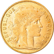 Coin, France, Marianne, 10 Francs, 1901, Paris, AU(50-53), Gold, KM:846