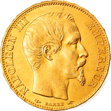 Münze, Frankreich, Napoleon III, Napoléon III, 20 Francs, 1854, Paris, SS+