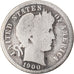 Monnaie, États-Unis, Barber Dime, Dime, 1900, U.S. Mint, Philadelphie, B+