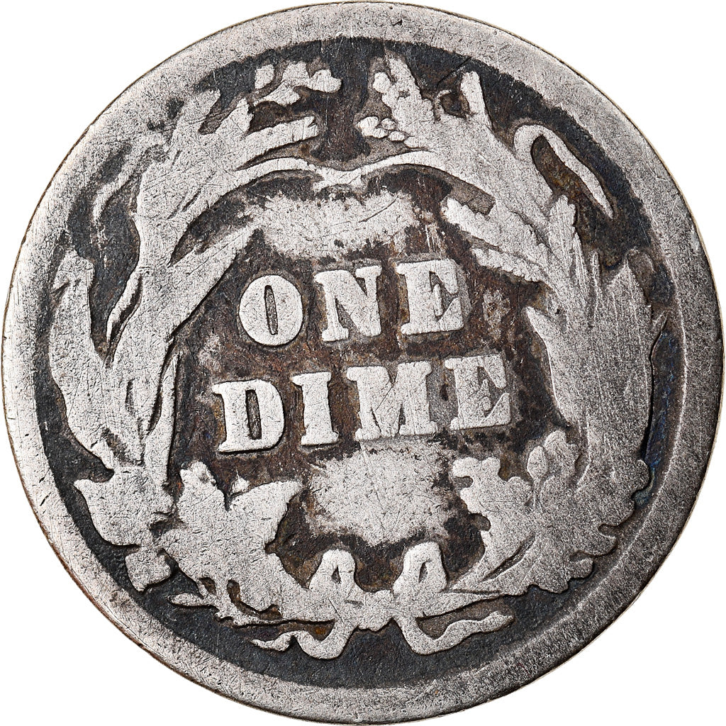Monnaie, États-Unis, Barber Dime, Dime, 1900, U.S. Mint, Philadelphie, B+
