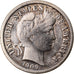 Coin, United States, Barber Dime, Dime, 1909, U.S. Mint, San Francisco