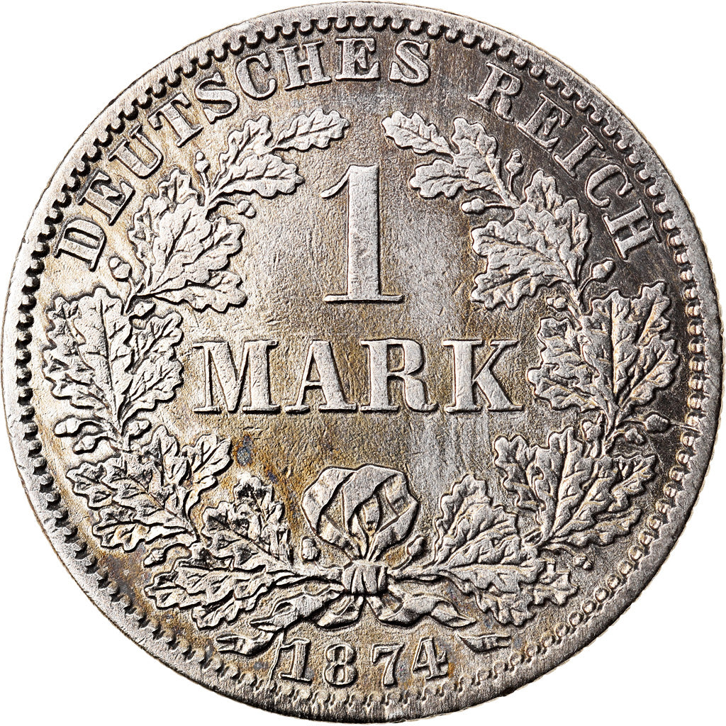 Münze, GERMANY - EMPIRE, Wilhelm I, Mark, 1874, Berlin, SS, Silber, KM:7