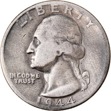 Coin, United States, Washington Quarter, Quarter, 1944, U.S. Mint, Philadelphia