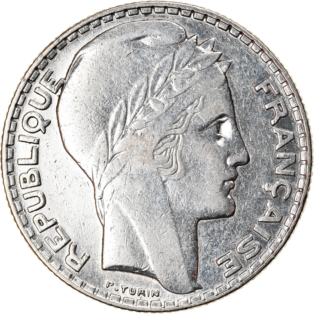 Monnaie, France, Turin, 10 Francs, 1937, Paris, TTB, Argent, Gadoury:801, KM:878