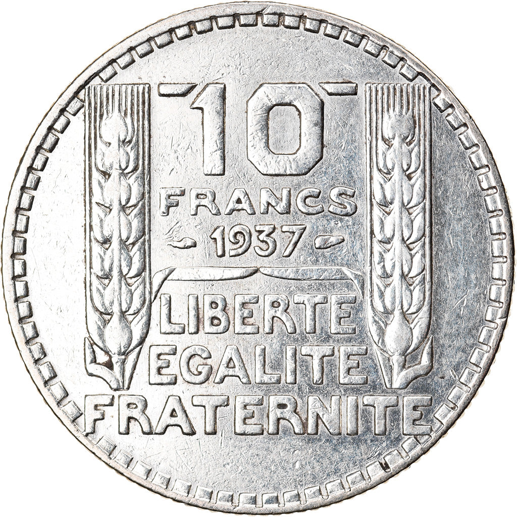 Monnaie, France, Turin, 10 Francs, 1937, Paris, TTB, Argent, Gadoury:801, KM:878