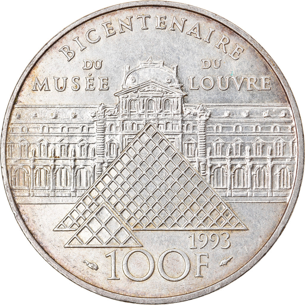 Coin, France, Liberté guidant le peuple, 100 Francs, 1993, AU(50-53), Silver
