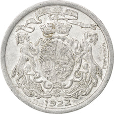 France, 25 Centimes, 1922, EF(40-45), Aluminium, Elie #10.3, 2.02