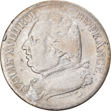 Munten, Frankrijk, Louis XVIII, Louis XVIII, 5 Francs, 1815, Bayonne, ZG+